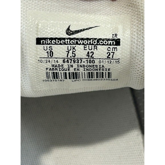 Nike Womens Sideline III Size 10 Cheerleading Athletic Shoes White 647937-100 - Picture 5 of 5